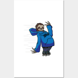 Sloth Skater Posters and Art